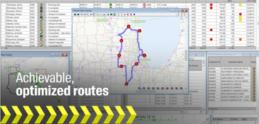 Aptean Routing & Scheduling: Optimized Routes
