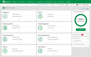 Paycom Screenshot
