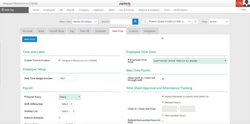 Paylocity: Web Time