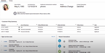 Pega Warranty Management Screenshot