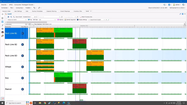 PlanetTogether: Schedule