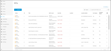 Autodesk Build: Autodesk Build RFIs