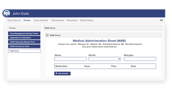 PlanStreet: Case Board Forms