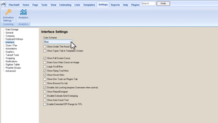 PlanSwift Construction Takeoff & Estimating Software: Interface Settings