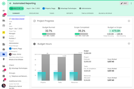 Polaris PSA by Replicon: Automated Reporting