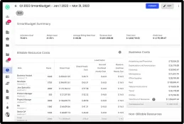 Polaris PSA by Replicon: Financial Modeling 