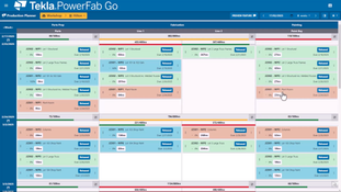 Tekla PowerFab: Production Planner
