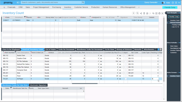 Priority ERP vs QuickBooks