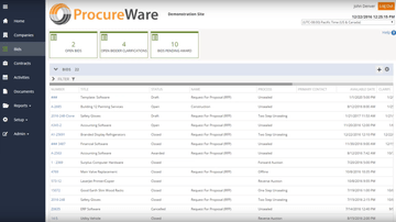 ProcureWare Screenshot