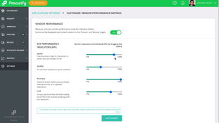 Procurify: Customizing Vendor Preferences Page