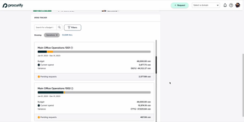 Procurify: Expense Tracking by Department