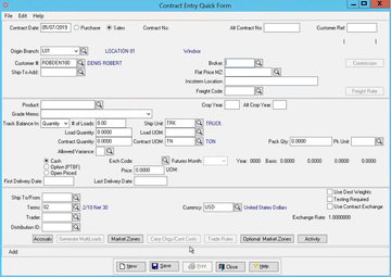 ProSoftXP Agronomy Screenshot