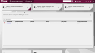 QDMS: External Customer Complaints