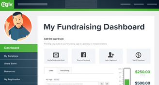 Qgiv: Fundraising Dashboard