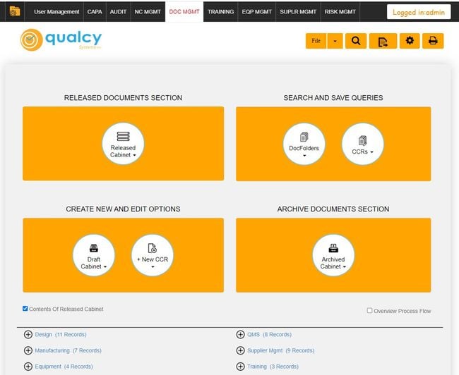Qualcy eQMS: Document Management