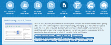Qualityze EQMS: Audit Management