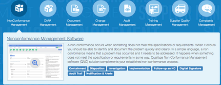 Qualityze EQMS: Nonconformance Management