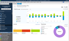 QuickBooks Desktop Enterprise: Inventory Dashboard