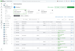 QuickBooks Online Advanced: Bank Transactions