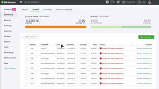 QuickBooks Online Advanced: Invoicing