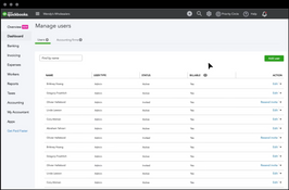 QuickBooks Online Advanced: Manage Users