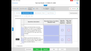 Ramco Aviation: Task Cards