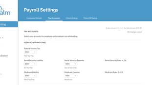 Realm: Payroll Settings