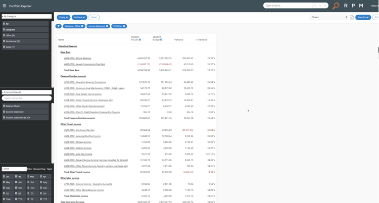 RealPage Commercial Portfolio Explorer