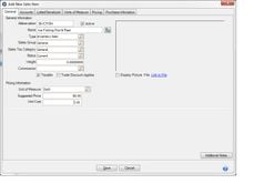 CenterPoint Accounting: Inventory Item Entry