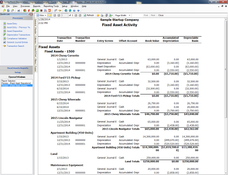 CenterPoint Depreciation: Asset Activity