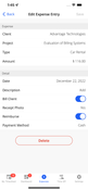 Deltek Replicon: Expense Entry