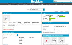 ResMan: Affordable Properties Dashboard