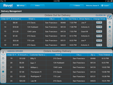 Revel Systems: Delivery Management