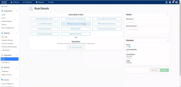 RF-SMART: Rule Details Page