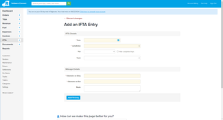 Rigbooks: IFTA Entry Page
