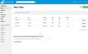 Rigbooks: Your Trips