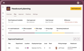 Rippling: Headcount Planning