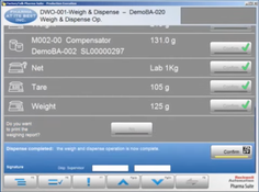 PharmaSuite: PharmaSuite Weigh and Dispense