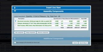 RSMeans Data Online: Custom Assemblies