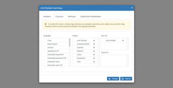 RSMeans Data Online: Reporting