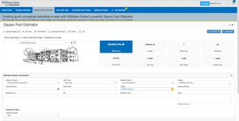 RSMeans Data Online: Square Foot Estimator