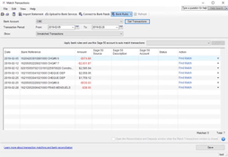 Sage 50 Canada: Match Transactions