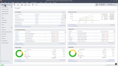 Sage 50cloud Accounting Screenshot