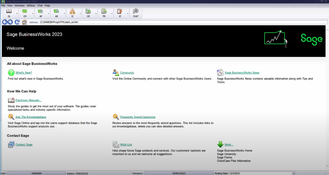 Sage BusinessWorks: Dashboard