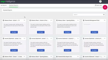 Sage Intelligence Reporting Screenshot