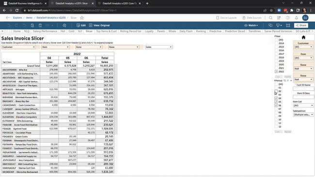 Sage X3: Sales Invoice Slicer