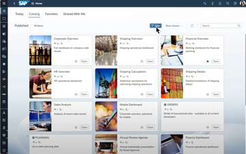 SAP Analytics Cloud Screenshot