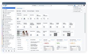 SAP Business ByDesign: SAP Business ByDesign Homescreen