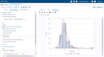 SAS Financial Intelligence Screenshot