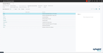 SylogistMission ERP: Batch Allocation List